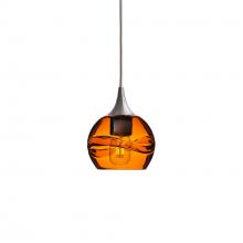 Bicycle Glass X1-763SWLAMB-PEN01-BNI-X4-04W - 763 Swell: Single Pendant Light