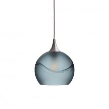 Bicycle Glass X1-767GLAGRA-PEN01-BNI-X4-04W - 767 Glacial: Single Pendant Light