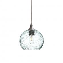 Bicycle Glass X1-767SPNCLR-PEN01-BNI-X4-04W - 767 Spun: Single Pendant Light