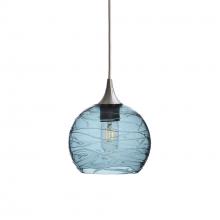 Bicycle Glass X1-767SPNGRA-PEN01-BNI-X4-04W - 767 Spun: Single Pendant Light