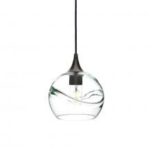 Bicycle Glass X1-767SWLCLR-PEN01-BNZ-X4-04W - 767 Swell: Single Pendant Light