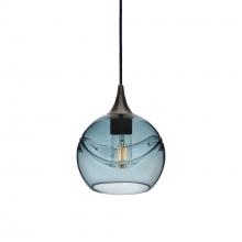 Bicycle Glass X1-767SWLGRA-PEN01-BNZ-X4-04W - 767 Swell: Single Pendant Light