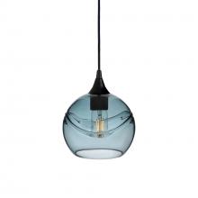 Bicycle Glass X1-767SWLGRA-PEN01-BLK-X4-04W - 767 Swell: Single Pendant Light