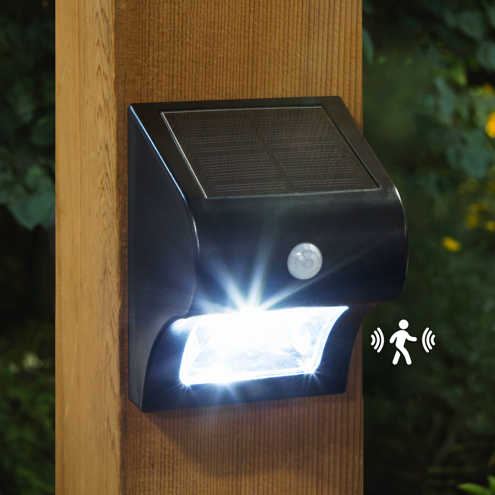 Classy Caps Solar Motion Sensor Deck & Wall Light