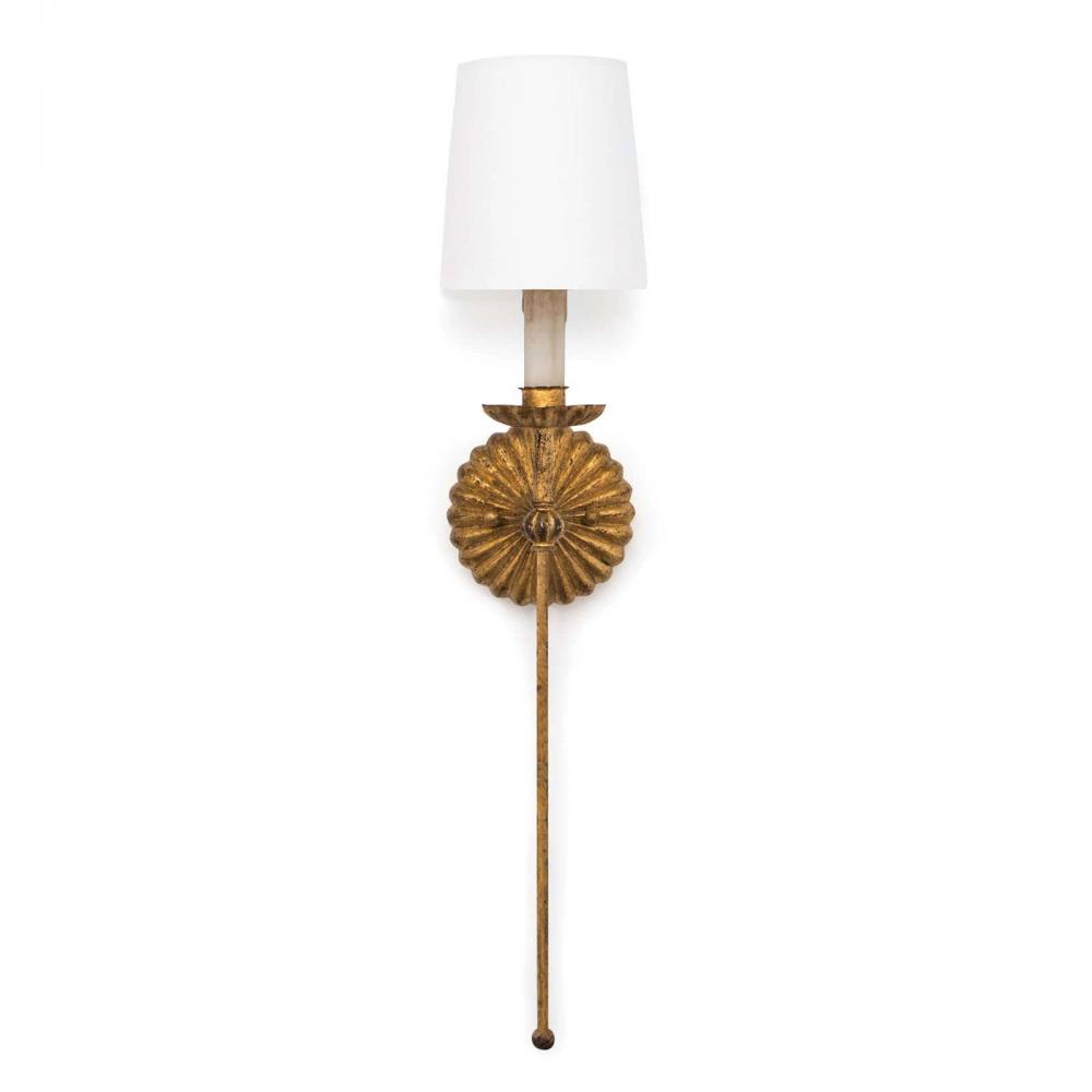 Clove Sconce Single (Antique Gold Leaf)