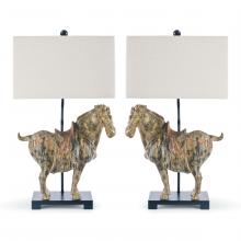 Regina Andrew CA 13-1111 - Southern Living Dynasty Horse Table Lamp Pair