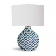 Regina Andrew CA 13-1200 - Chevron Bone Table Lamp (Indigo)