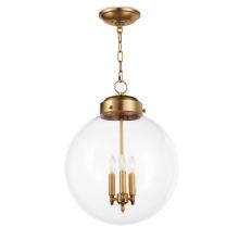 Regina Andrew CA 16-1004NB - Southern Living Globe Pendant (Natural Brass)