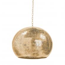 Regina Andrew CA 16-1016NB - Pierced Metal Sphere Pendant (Natural Brass)