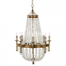 Regina Andrew CA 16-1056 - Frosted Crystal Bead Chandelier