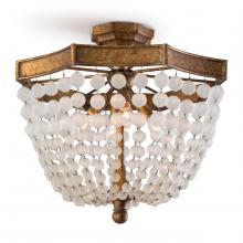 Regina Andrew CA 16-1164 - Frosted Crystal Bead Semi Flush Mount