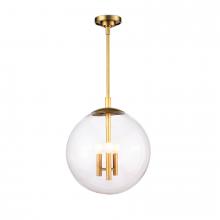 Regina Andrew CA 16-1246NB - Cafe Pendant Small (Natural Brass)