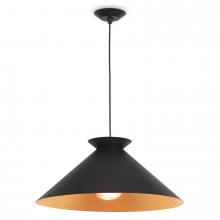 Regina Andrew CA 16-1429BLK - Viggo Pendant Large (Black and Gold)