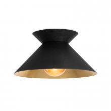 Regina Andrew CA 16-1466BLK - Viggo Flush Mount (Black and Gold)