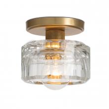 Regina Andrew CA 16-1472NB - Bijoux Crystal Flush Mount (Natural Brass)