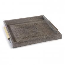 Regina Andrew CA 20-1102VBR - Square Shagreen Boutique Tray (Vintage Brown Snake)