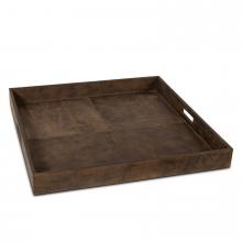 Regina Andrew CA 20-1507BRN - Derby Square Leather Tray (Brown)