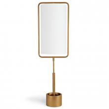 Regina Andrew CA 13-1217NB - Geo Rectangle Table Lamp (Natural Brass)