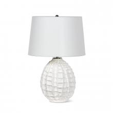 Regina Andrew CA 13-1575WT - Caspian Ceramic Table Lamp (White) Small