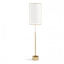 Regina Andrew CA 14-1019NB - Geo Rectangle Floor Lamp (Natural Brass)