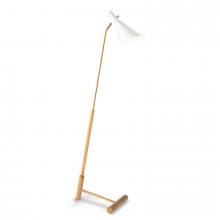 Regina Andrew CA 14-1060WTNB - Spyder Floor Lamp Spyder Floor Lamp (White and Natural Brass)