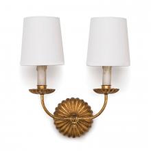 Regina Andrew CA 15-1074 - Clove Sconce Double (Antique Gold Leaf)