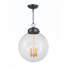 Regina Andrew CA 16-1004ORBNB - Southern Living Globe Pendant (Oil Rubbed Bronze and Natural Brass)