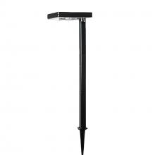 Gama Sonic CA 117i90080 - Contemporary Square Solar Path Light - Black