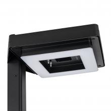 Gama Sonic CA 217i20001 - Contemporary Square Solar Post Light + Modern Square Pole