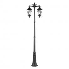 Gama Sonic CA 94BM500D2 - Victorian Morph Solar Lamp Post With Double Downward Lights