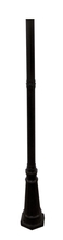 Gama Sonic CA 97SP0 - 6.5-Foot Imperial Black Decorative Post with 3-Inch Fitter