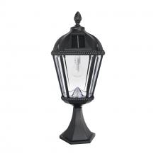 Gama Sonic CA 98B011 - Royal Bulb Solar Light - W/gs Solar Light Bulb - Post Mount - Black