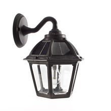 Gama Sonic CA 177010 - Polaris Solar Wall Light - Black