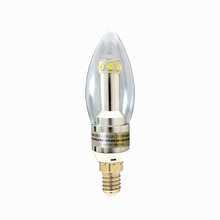 Gama Sonic CA C37BW10W - GS Solar LED Light Bulb C37 Bright White (6000K)