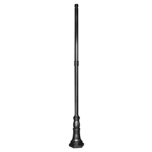 Gama Sonic CA CP10F0 - 10-Foot Black Commercial Pole with 3-Inch Fitter