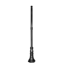 Gama Sonic CA CP8F0 - 8-Foot Black Commercial Pole with 3-Inch Fitter