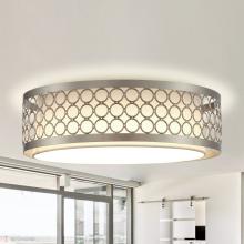 Eileen Grays LLC A566501QA110V - Parrot Uncle 15" Gold LED Flush Mount Ceiling Light, Modern