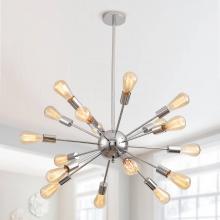 Eileen Grays LLC D2257-CH18110V - Parrot Uncle 18-Light Chrome Sphere Chandelier Ceiling Light, Modern