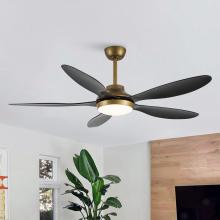 Eileen Grays LLC F6357-SMART - Parrot Uncle 52 Antique Brass Indoor Integrated LED Smart Ceiling Fan