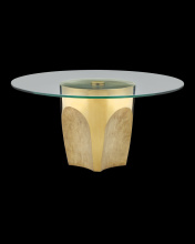 Currey Canada 4000-0217 - Lemy Brass Cocktail Table