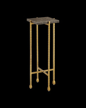 Currey Canada 4000-0171 - Flying Marble Gold Drinks Table
