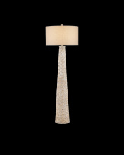Currey Canada 8000-0166 - Birdsong Whitewash Floor Lamp