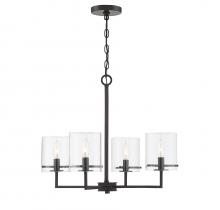 Savoy House Meridian CA M10076ORB - 4 LT Chandelier in Oil Rubbed Bronze *M15