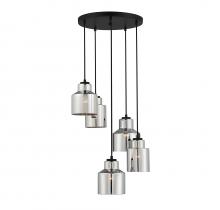 Savoy House Meridian CA M10091MBK - 5-Light Chandelier in Matte Black