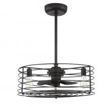 Savoy House Meridian CA M2007ORB - 14" 3-Light Fan D'Lier in Oil Rubbed Bronze