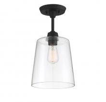 Savoy House Meridian CA M60010MBK - 1-Light Ceiling Light in Matte Black