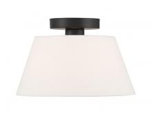 Savoy House Meridian CA M60077MBK - 1-Light Ceiling Light in Matte Black