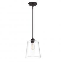 Savoy House Meridian CA M70081ORB - 1-Light Pendant in Oil Rubbed Bronze