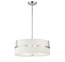 Savoy House Meridian CA M70102PN - 4-light Pendant In Polished Nickel