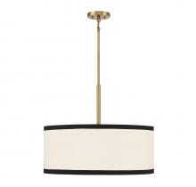 Savoy House Meridian CA M7015NB - 5 LT Pendant in Natural Brass *M23